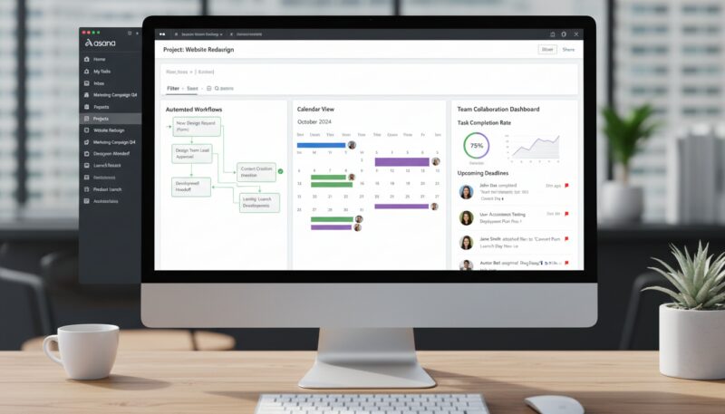 Asana project management automatizacija Asana project management automatizacija